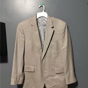 Jos. A. Bank Beige Checkered Blazer